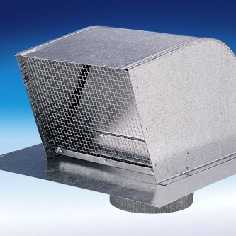 Fantech RC10 Galvanized Roof Cap for Round Duct - 10" - Click Image to Close
